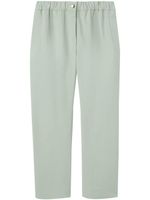 Proenza Schouler White Label pantalon en coton mélangé à coupe droite - Vert - thumbnail