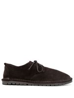 Marsèll lace-up suede oxford shoes - Marron