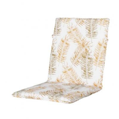 Madison tuinkussen stapelstoel 97 x 49 cm katoen/polyester wit/geel