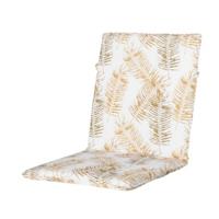 Madison tuinkussen stapelstoel 97 x 49 cm katoen/polyester wit/geel