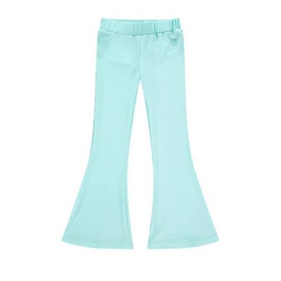 Raizzed gestreepte flared broek Porto lichtblauw