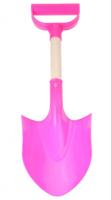 Yello schep kunststof/hout roze 48 cm