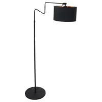 Steinhauer vloerlamp met kap Anne Lighting Linstrøm - zwart / goud