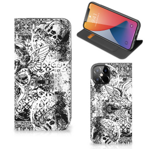 Mobiel BookCase iPhone 12 Pro Max Skulls Angel