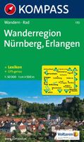 Wandelkaart 170 Wanderregion Nürnberg - Erlangen | Kompass - thumbnail