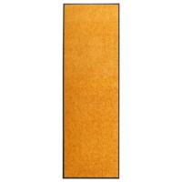 vidaXL Deurmat wasbaar 60x180 cm oranje