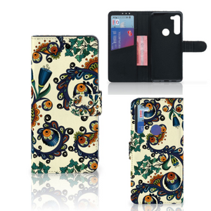 Wallet Case Motorola G8 Power Barok Flower