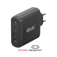 club3D CAC-1912 Laptop netvoeding 100 W Binnen Aantal uitgangen: 2 x, 2 x USB-A, USB-C GaN, USB Power Delivery (USB-PD) - thumbnail