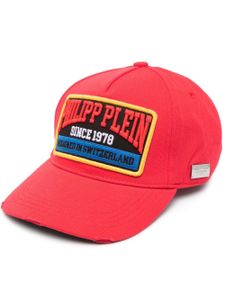 Philipp Plein casquette à patch logo - Rouge