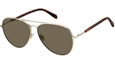Fossil zonnebril 3104/G/S heren 61 mm goud/brons Fossil zonnebril 3104/G/S heren 61 mm goud/brons
