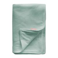 Cottonbaby baby wiegdeken gevoerd 75x95 cm oudgroen