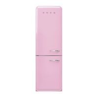 Smeg FAB32LPK5 koel-vriescombinatie Vrijstaand 331 l D Roze - thumbnail