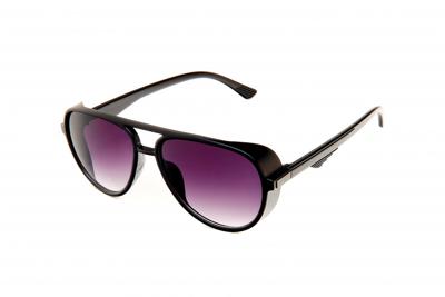 Kost zonnebril zwart/donkergroen/paars (20 101)