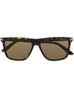 TOM FORD Eyewear lunettes de soleil Fletcher à monture carrée - Marron - thumbnail