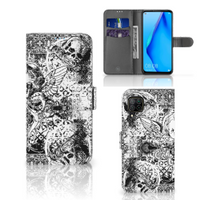 Telefoonhoesje met Naam Huawei P40 Lite Skulls Angel