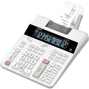 Casio FR-2650RC Bureaurekenmachine met printer Wit Aantal displayposities: 12 werkt op het lichtnet (l x b x h) 313 x 195 x 65 mm