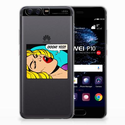 Huawei P10 Silicone Back Cover Popart Oh Yes Huawei P10 Silicone Back Cover Popart Oh Yes