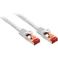 LINDY 47387 RJ45 Netwerkkabel, patchkabel CAT 6 S/FTP 7.50 m Wit 1 stuk(s) - thumbnail