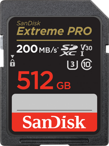 SanDisk Extreme PRO 512 GB SDXC Klasse 10