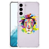 Samsung Galaxy S22 Stevig Bumper Hoesje Lion Color