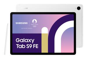 Samsung Galaxy Tab S9 FE WiFi 128 GB Zilver Android tablet 27.7 cm (10.9 inch) 2.4 GHz, 2 GHz Samsung Exynos Android 13 2304 x 1440 Pixel