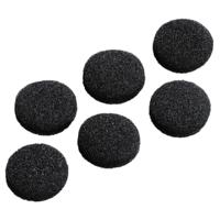 Hama Schaumstoff-Ersatzohrpolster 19 mm, 6 Stück, schwarz