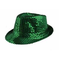 Lg-imports Hoed Met Pailletten Groen One Size