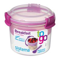 Sistema TO GO - Breakfast Lunchbeker - 530 ml Roze - thumbnail