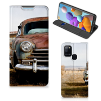 Samsung Galaxy A21s Stand Case Vintage Auto