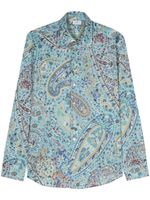 ETRO chemise à motif cachemire - Bleu