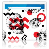 Tablet BackCover Lenovo Tab M10 Skull Red - thumbnail