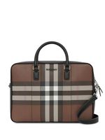 Burberry porte-documents à motif Vintage Check - Noir