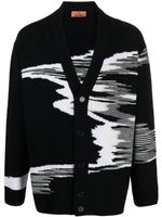 Missoni cardigan en laine à col v - Noir