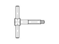 TOOLCRAFT 137843 Knevelschroeven M6 50 mm DIN 6304 Staal Gebruineerd 1 stuk(s)