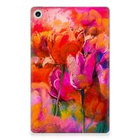 Tablethoes Lenovo Tab M10 Plus (3e generatie) Tulips - thumbnail