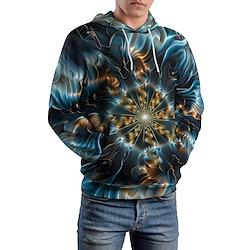 grafische herenmode 3D-print hoodie vakantie streetwear hoodies blauw capuchon bedrukt fleece winter lente herfstdesigner sweatshirt met capuchon Lightinthebox