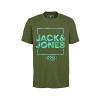 JACK & JONES CORE T-shirt Flash met logo forest night