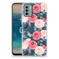 Nokia G22 TPU Case Butterfly Roses