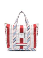 Thom Browne sac cabas à rayures signature - Rouge