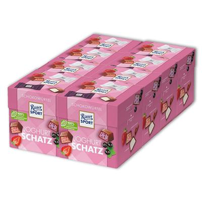 Ritter Sport - Choco-blokjes Joghurt Schatz - 8x 176g Ritter Sport - Choco-blokjes Joghurt Schatz - 8x 176g
