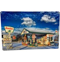 Sinclair Gas Station Metalen Bord 29.5 x 44.5 cm - thumbnail