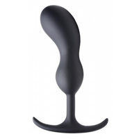 XR Brands Premium Silicone Weighted Prostate Plug - Large - thumbnail