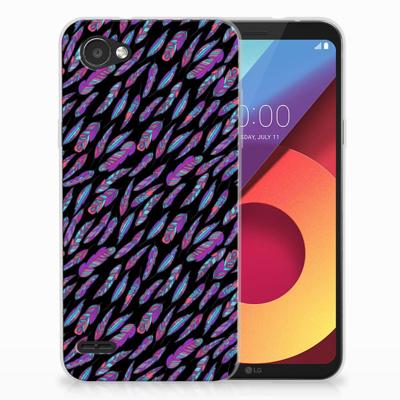 LG Q6 | LG Q6 Plus TPU bumper Feathers Color