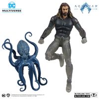 Aquaman and the Lost Kingdom DC Multiverse Action Figure Aquaman (Stealth Suit with Topo) (Gold Label) 18 cm