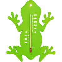 Nature Buitenthermometer - groen - kikker - 15cm - buiten thermometer   -