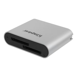 Kingston Technology Workflow SD Reader geheugenkaartlezer USB 3.2 Gen 1 (3.1 Gen 1) Zwart, Zilver