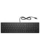 HP Pavilion 300 - Toetsenbord - QWERTY US International - Zwart