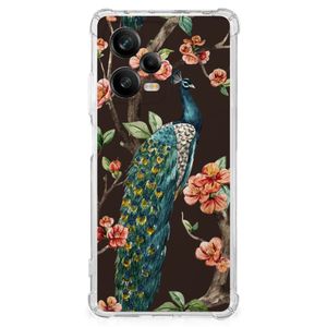 Xiaomi Redmi Note 12 Pro Plus Case Anti-shock Pauw met Bloemen