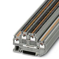 Phoenix Contact PTTB 1,5/S-PV 3208540 Klem 2-etages Aantal polen: 4 0.14 mm² 1.5 mm² Grijs 50 stuk(s)