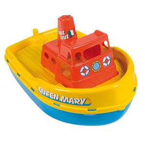 Speelgoed stoomboot geel/blauw 39 cm   -